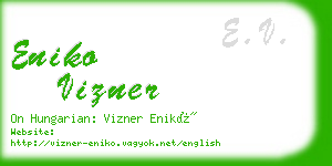 eniko vizner business card